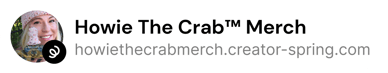 Howie the Crab Merch